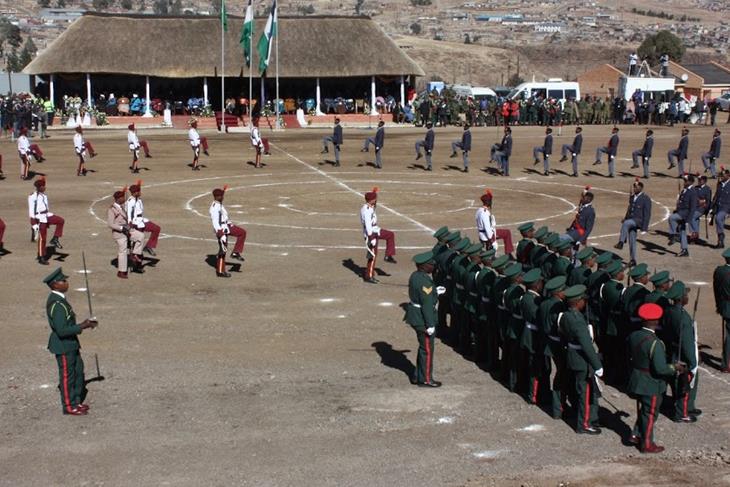 Lesotho Defence Force senior officers are awarded certificates in Maseru