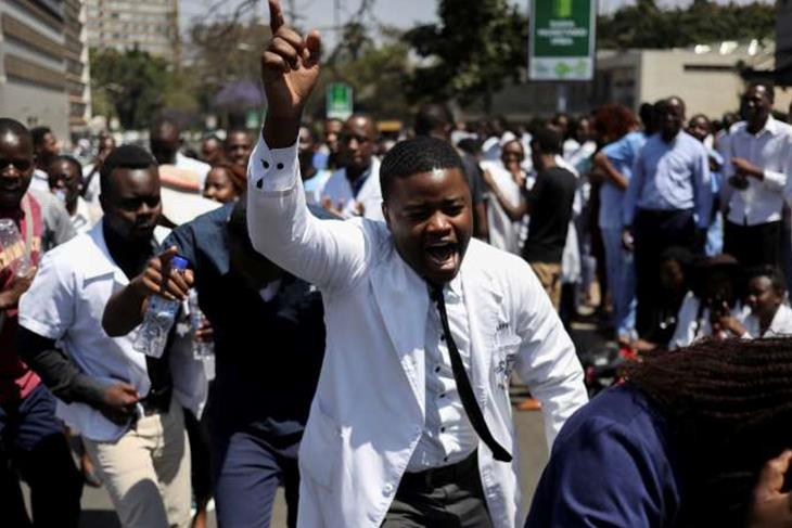 Striking doctors warn of silent genocide in Zimbabwe.
