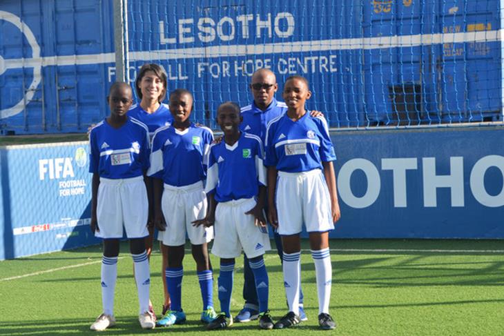 Ministry of Social Development signs MOU with Veterans Football Association of Lesotho.