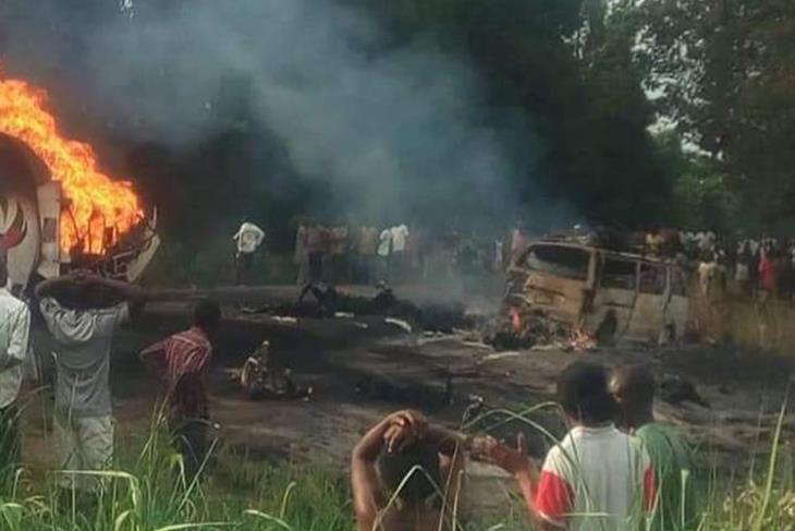 Petrol tank explodes and kills more than forty-five people in Nigeria.