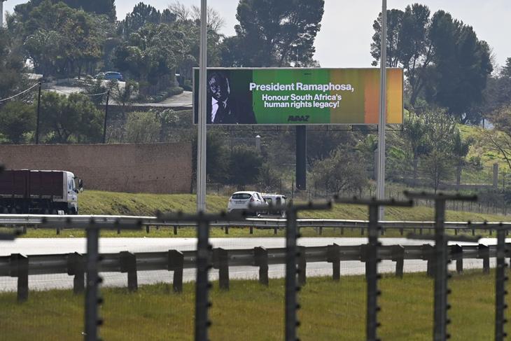 Billboards urging Ramaphosa to have Putin arrested placed up on SA highways