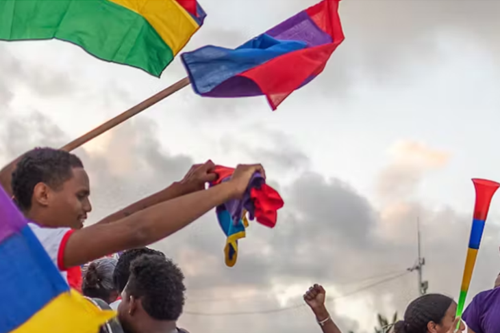 NAVIN RAMGOOLAM SWORN IN AS PM OF MAURITIUS AFTER ELECTION ROUT<br/>NAVIN RAMGOOLAM SWORN IN AS PM OF MAURITIUS AFTER ELECTION ROUT<br/>NAVIN RAMGOOLAM SWORN IN AS PM OF MAURITIUS AFTER ELECTION ROUT