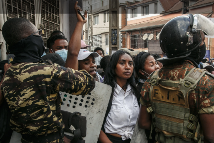Madagascar protesters return to streets as government dissolves<br/>Madagascar protesters return to streets as government dissolves<br/>Madagascar protesters return to streets as government dissolves
