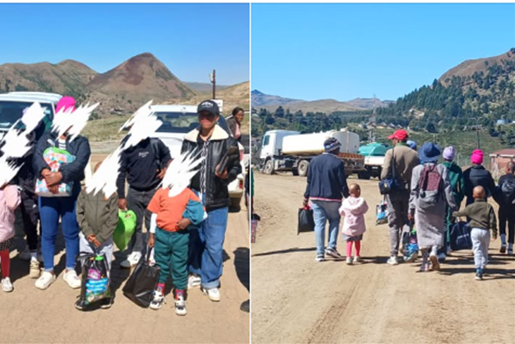 12 unaccompanied minors return from South Africa to their families.