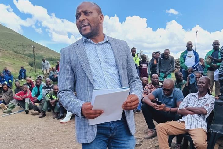 MOKHOTLONG DISTRICT ADMINISTRATOR ADDRESSES DISPUTES AT MOFOLANENG