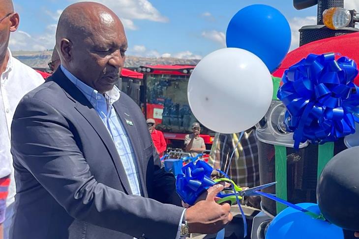 CHINA HANDS OVER AGRICULTURAL EQUIPMENT TO LESOTHO