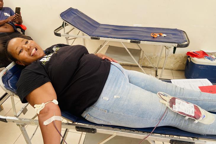LESOTHO BLOOD TRANSFUSION VISITS BOTHA-BOTHE DISTRICT
