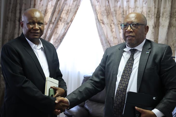 MASERIBANE PASSES THE AMBASSADOR BATON TO SELLO<br/>MASERIBANE PASSES THE AMBASSADOR BATON TO SELLO<br/>MASERIBANE PASSES THE AMBASSADOR BATON TO SELLO