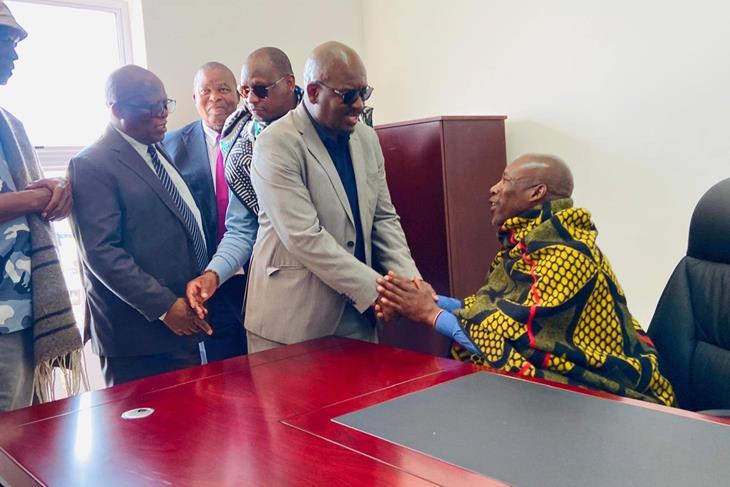 GORVENMENT SPENDS M5 MILLION ON NEW OFFICES FOR PRINCIPAL CHIEFS