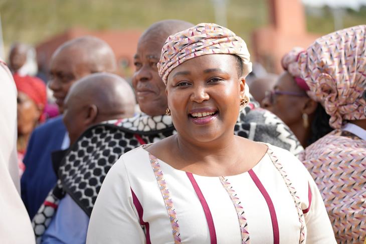 Minister Moorosi gives a well fitted house to Lefeta Family