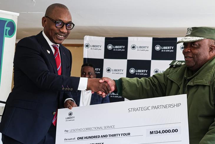 LIBERTY LIFE LESOTHO, LCS CELEBRATE SUCCESSFUL PARTNERSHIP