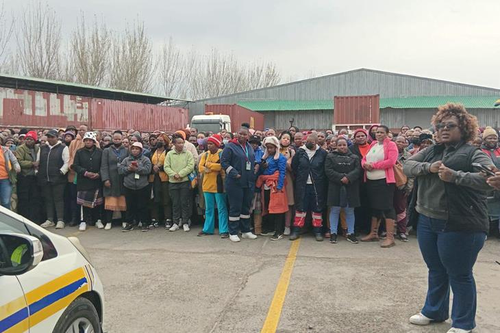 PRECIOUS GARMENTS WORKERS STAGE STRIKE OVER UNPAID WAGES, SHORT TIME<br/>PRECIOUS GARMENTS WORKERS STAGE STRIKE OVER UNPAID WAGES, SHORT TIME<br/>PRECIOUS GARMENTS WORKERS STAGE STRIKE OVER UNPAID WAGES, SHORT TIME