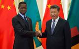 Zambian president fights Chinese business men during political instability in Zambia.