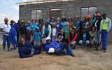 Habitat for Humanity Lesotho dedicates a new house to a vulnerable family at Ha-Motloheloa.