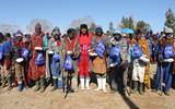 Harvest FM MD celebrates her birthday with shepherds at Sefikeng.