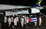 Over 200 Cuban health workers touch-down in SA to boost Covid-19 fight.