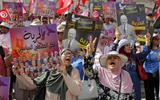 Tunisia protest marks two years since president’s power grab