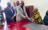GORVENMENT SPENDS M5 MILLION ON NEW OFFICES FOR PRINCIPAL CHIEFS